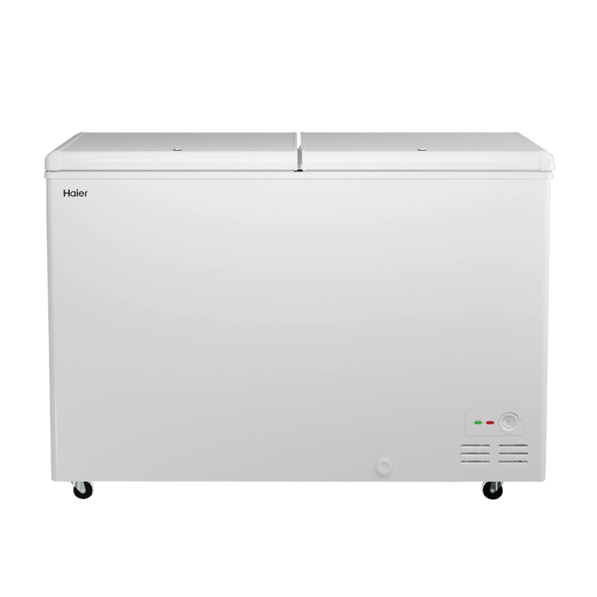 Haier 410 Ltr Double door- White Colour Convertible Hard top Freezer
